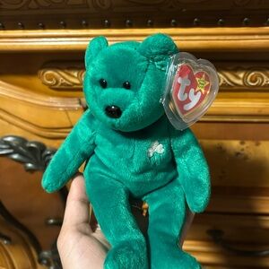 Ty Emerald Green Plush Bear